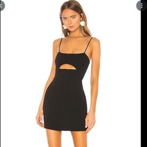 lovers and friends black mini dress